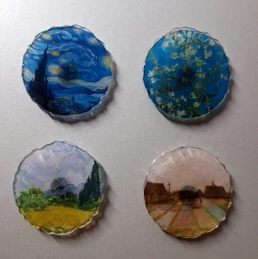 Vincent Van Gogh Painting Series - Fridge Magnet
